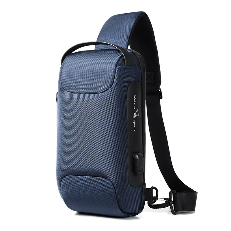 Waterproof USB Crossbody Bag | Multifunction Travel Bag | Super Trendz