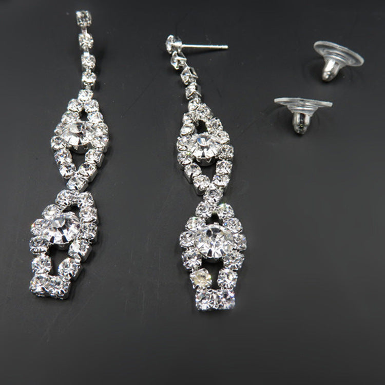 Elegant Bridal Jewelry Set | 2-Piece Alloy Design | Super Trendz