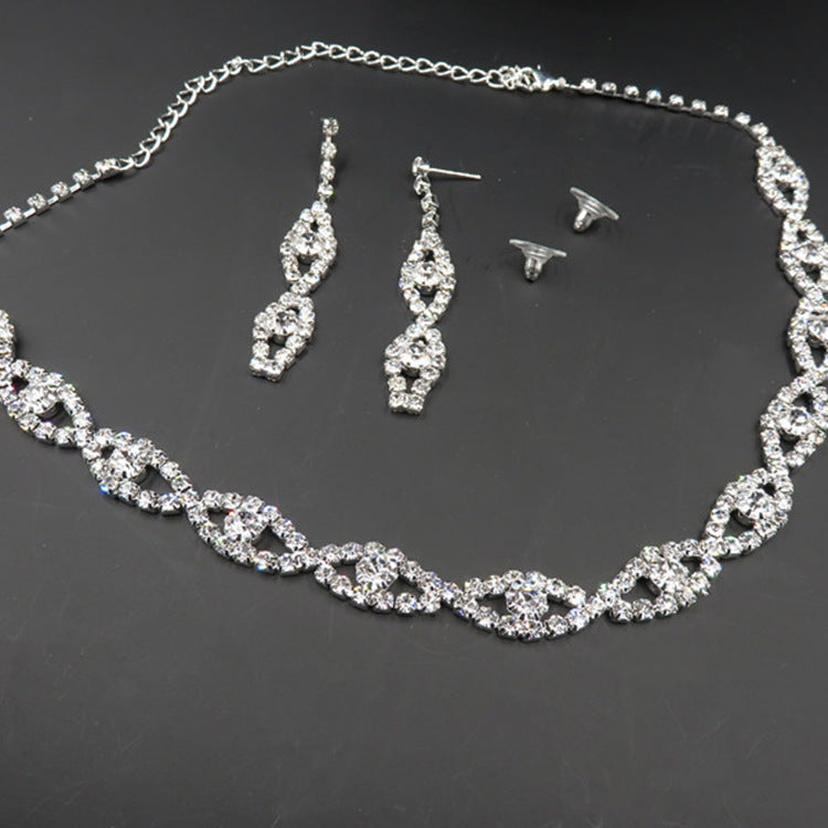Elegant Bridal Jewelry Set | 2-Piece Alloy Design | Super Trendz