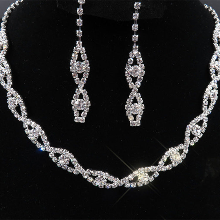 Elegant Bridal Jewelry Set | 2-Piece Alloy Design | Super Trendz