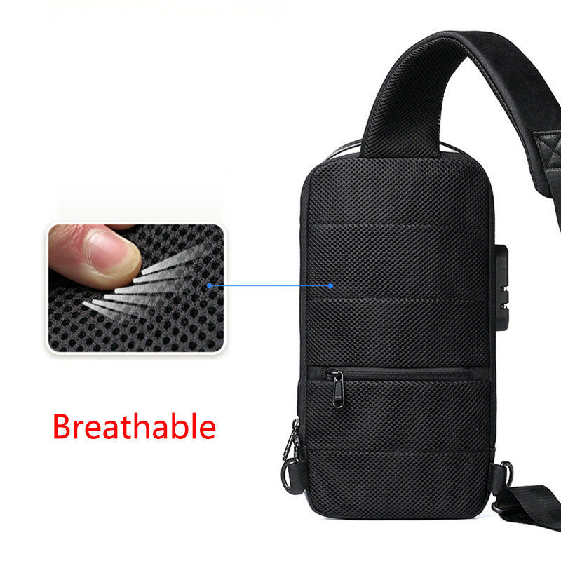 Waterproof USB Crossbody Bag | Multifunction Travel Bag | Super Trendz