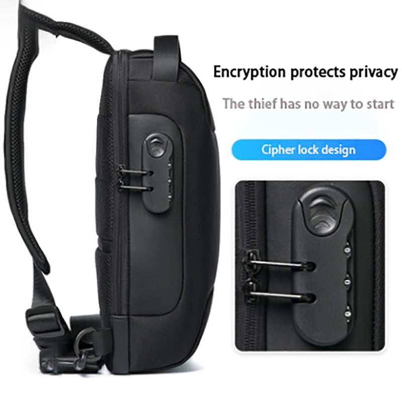 Waterproof USB Crossbody Bag | Multifunction Travel Bag | Super Trendz