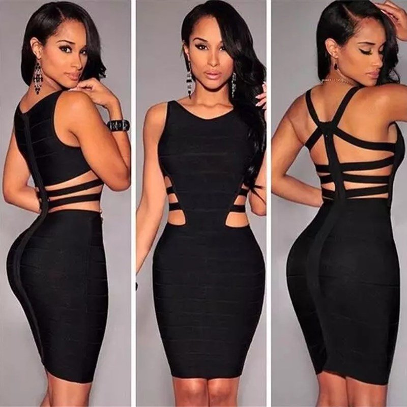 Shop Black Bandage Dress | Sleek & Stylish Partywear