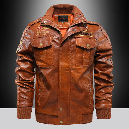 Men’s PU Leather Jacket – Stylish, Vegan & Affordable