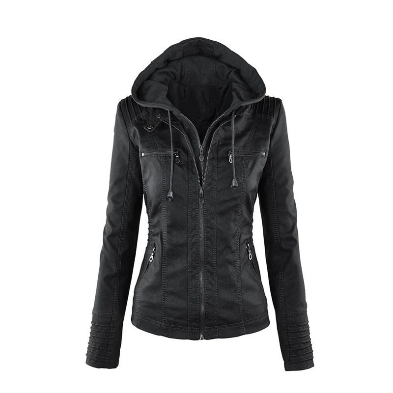 Women's Short PU Leather Jacket | Trendy & Stylish | Super Trendz
