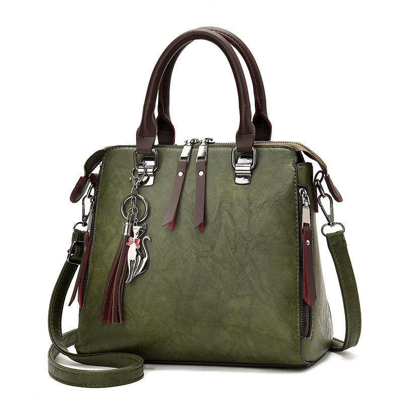 Vintage PU Leather Handbag | Large Capacity for Women | Super Trendz