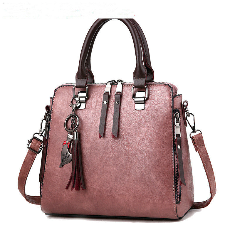Vintage PU Leather Handbag | Large Capacity for Women | Super Trendz