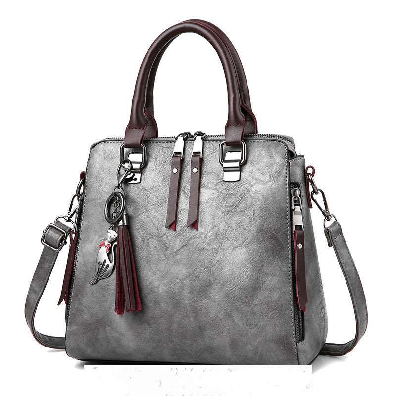 Vintage PU Leather Handbag | Large Capacity for Women | Super Trendz