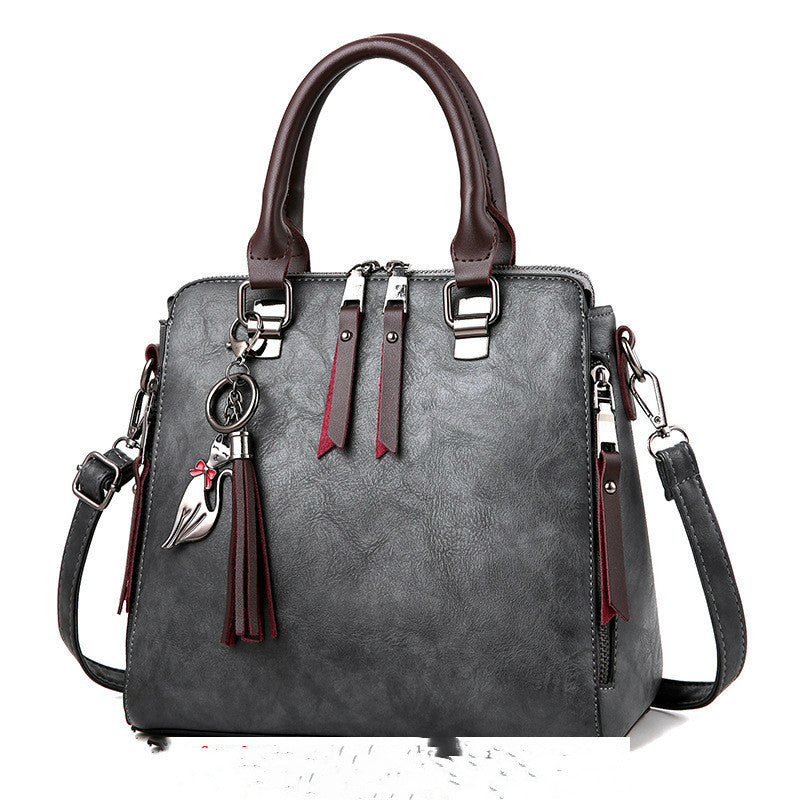 Vintage PU Leather Handbag | Large Capacity for Women | Super Trendz