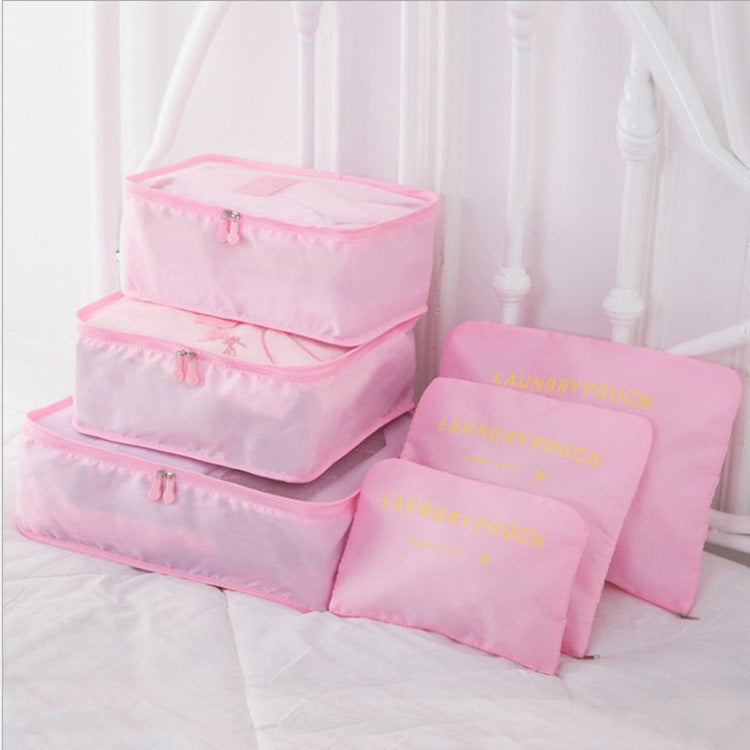 6-Piece Travel Storage Bag Set | Clothes Organizer | Super Trendz