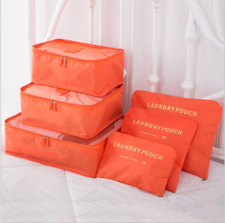 6-Piece Travel Storage Bag Set | Clothes Organizer | Super Trendz