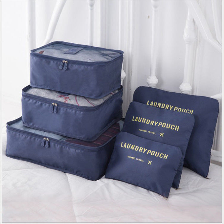 6-Piece Travel Storage Bag Set | Clothes Organizer | Super Trendz