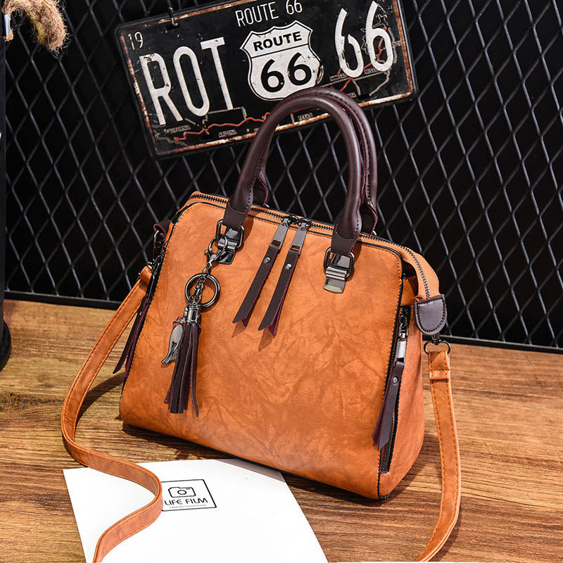 Vintage PU Leather Handbag | Large Capacity for Women | Super Trendz