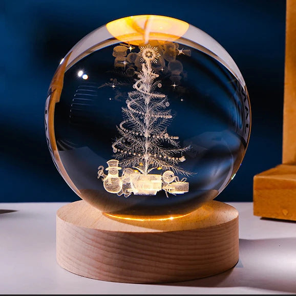 Moon Crystal Ball Night Lamp with the Luminous Starry Sky|Super Trendz