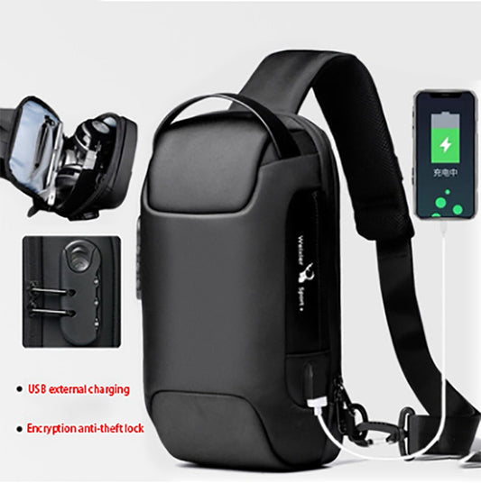 Waterproof USB Crossbody Bag | Multifunction Travel Bag | Super Trendz
