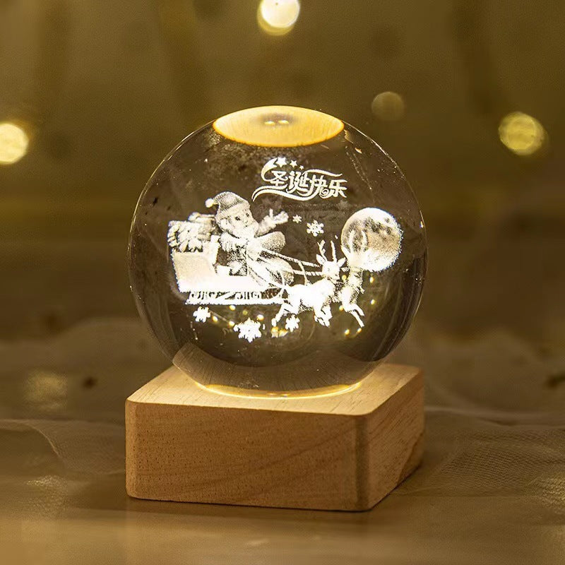 Moon Crystal Ball Night Lamp with the Luminous Starry Sky|Super Trendz