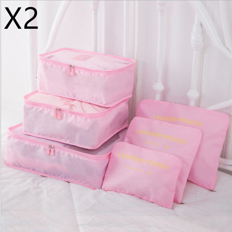 6-Piece Travel Storage Bag Set | Clothes Organizer | Super Trendz