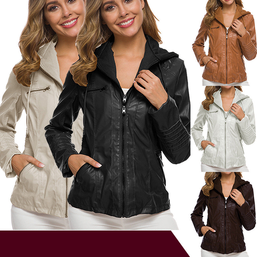 Women's Short PU Leather Jacket | Trendy & Stylish | Super Trendz