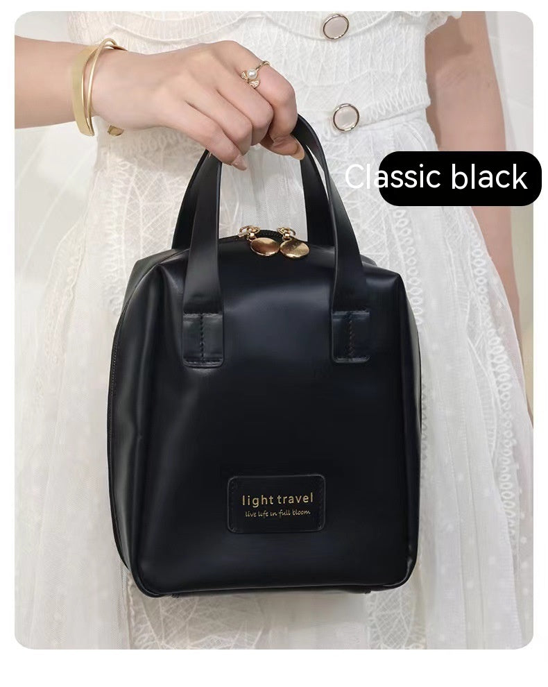 Luxury Leather Cosmetic Bag | Waterproof Travel-Friendly| Super Trendzs