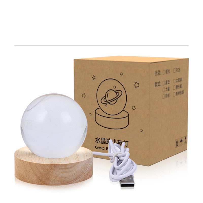 Moon Crystal Ball Night Lamp with the Luminous Starry Sky|Super Trendz