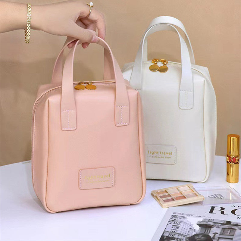 Luxury Leather Cosmetic Bag | Waterproof Travel-Friendly| Super Trendzs
