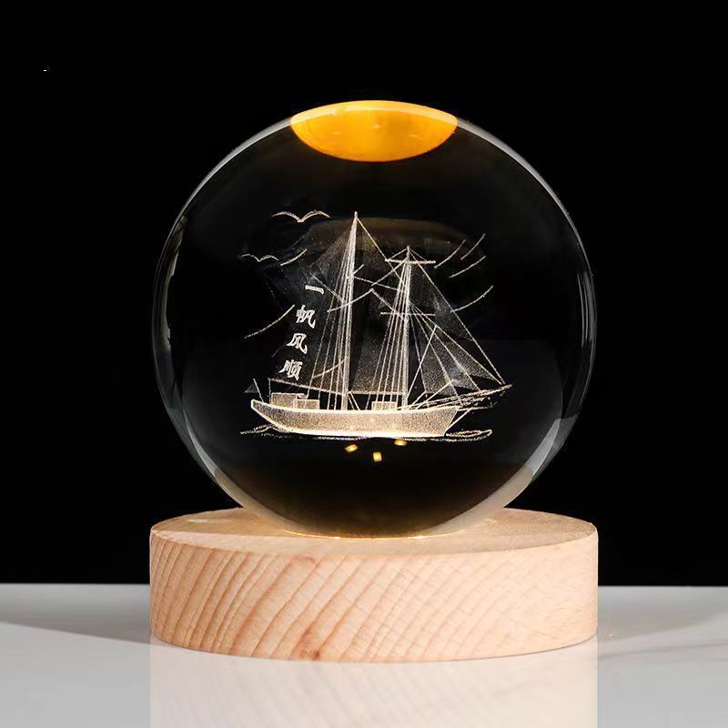 Moon Crystal Ball Night Lamp with the Luminous Starry Sky|Super Trendz