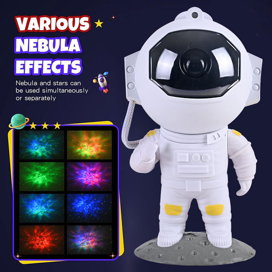 Galaxy Star Projector Astronaut Lamp | Super Trendz | Bedroom Decor