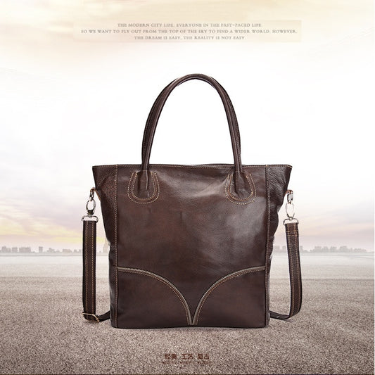 Leather Handbag | Large Capacity Tote Bag for Shopping | Super Trendz