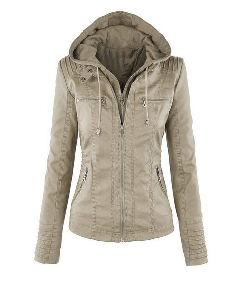 Women's Short PU Leather Jacket | Trendy & Stylish | Super Trendz