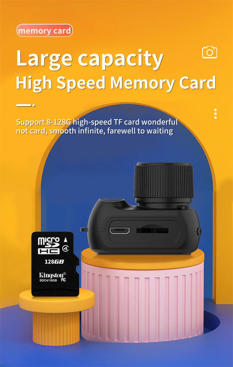 Retro Mini HD Camera For Gift | Video Camera with Screen |Super Trendz