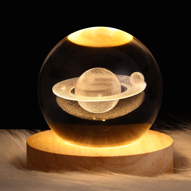 Moon Crystal Ball Night Lamp with the Luminous Starry Sky|Super Trendz