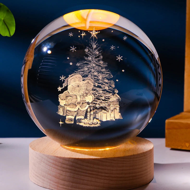 Moon Crystal Ball Night Lamp with the Luminous Starry Sky|Super Trendz